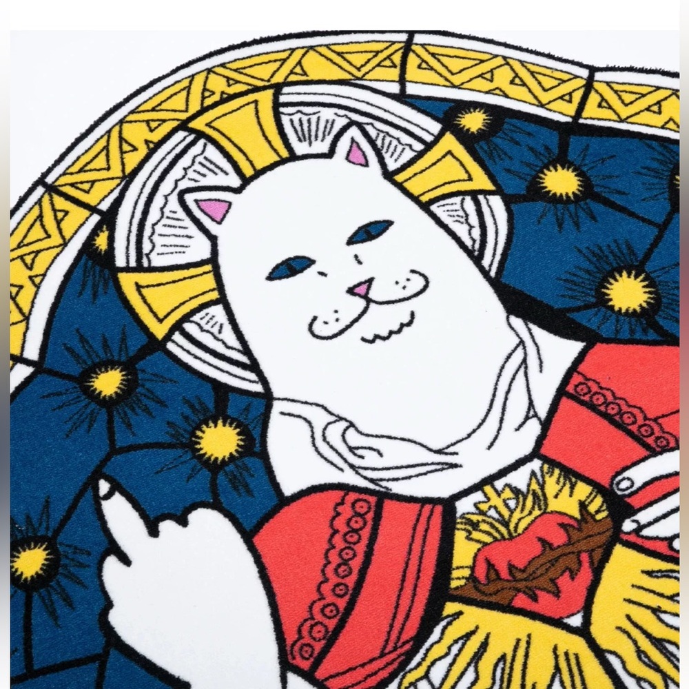 Ripndip Colorful Cat Rug - Picture 3 of 4